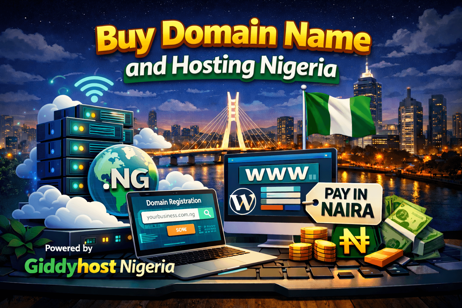 Buy Domain Name and Hosting Nigeria