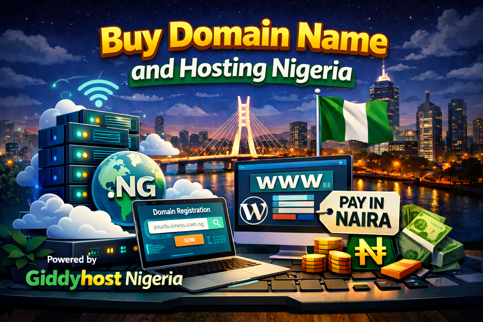 Buy Domain Name and Hosting Nigeria