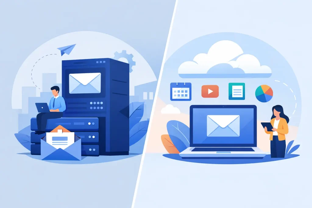 Email Hosting Versus Gmail Workspace for Business