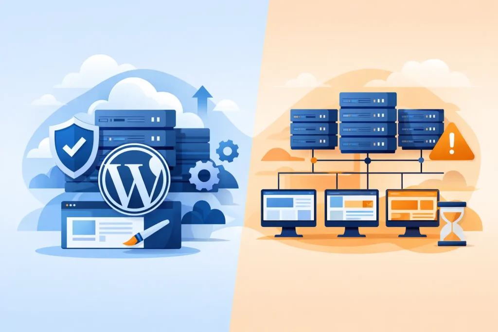 Managed WordPress Versus Shared Hosting