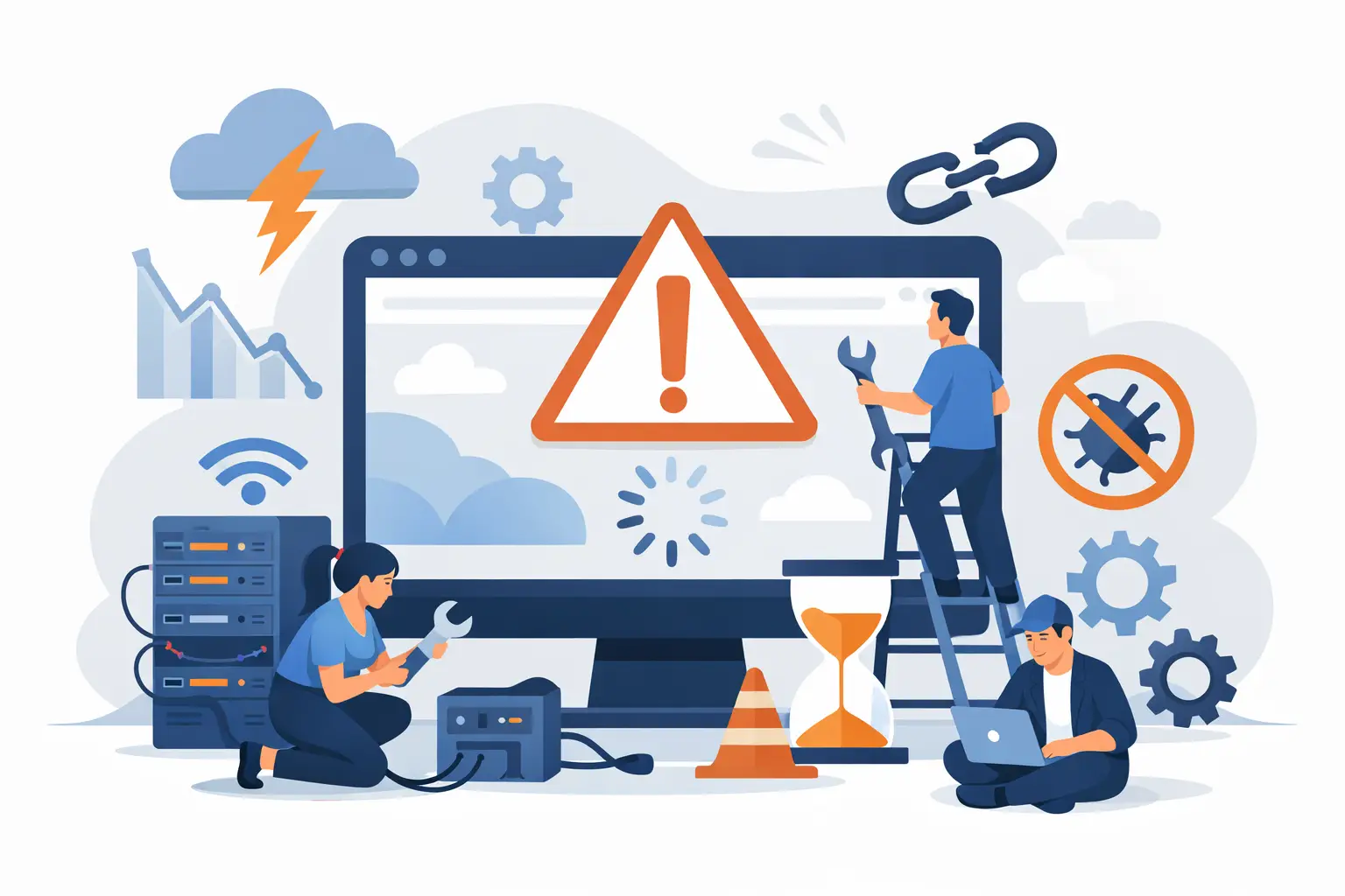 Reduce Website Downtime: 8 Common Causes Fixed
